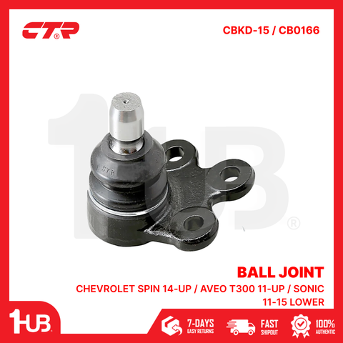 CTR BALL JOINT CHEVROLET SPIN 14-UP / AVEO T300 11-UP / SONIC 11-15 LOWER 95017034 CBKD-15 / CB0166 ( 1 PC )
