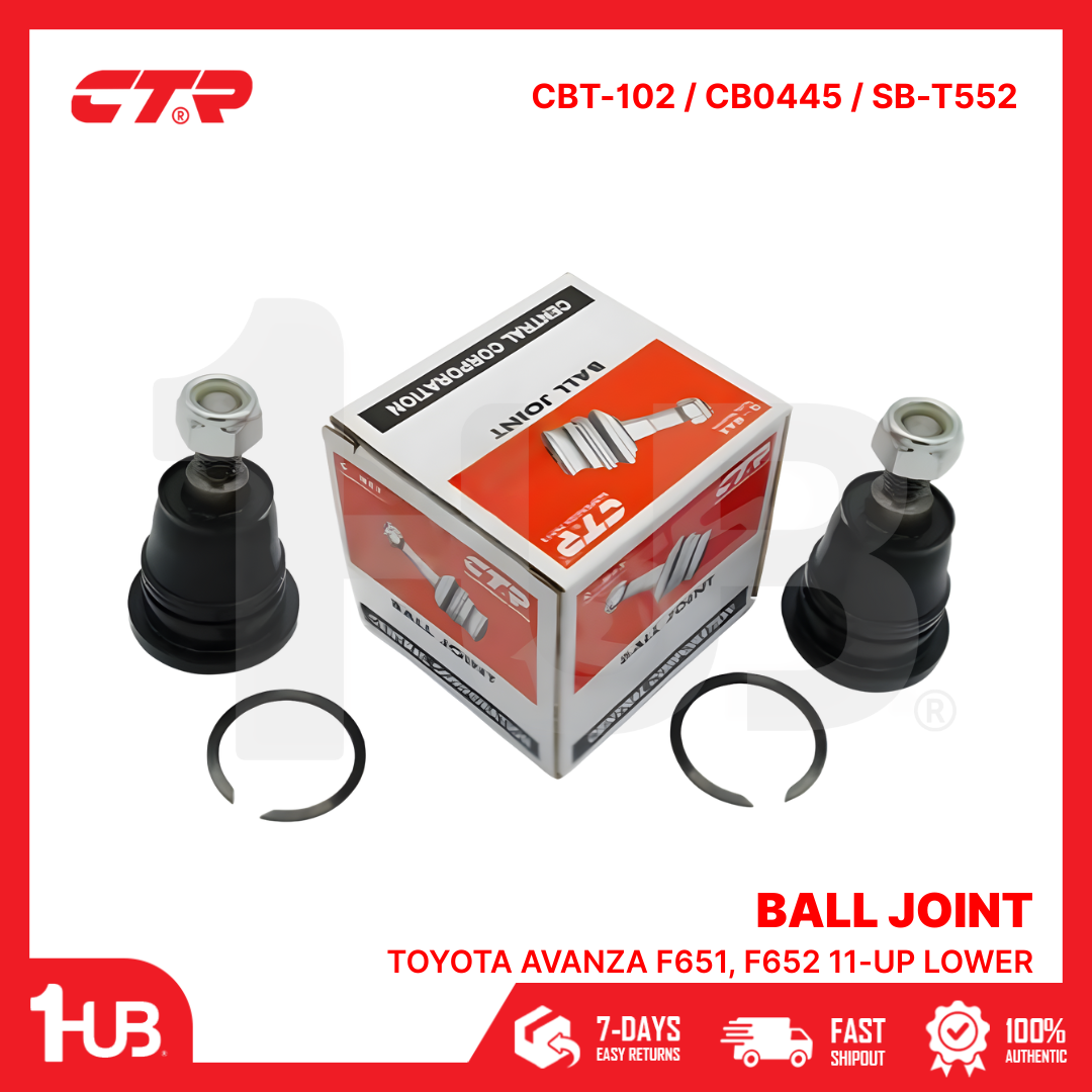 CTR BALL JOINT TOYOTA AVANZA F651, F652 11-UP LOWER 48068-BZ170 CBT-102 / CB0445 / SB-T552 ( 1 PC )