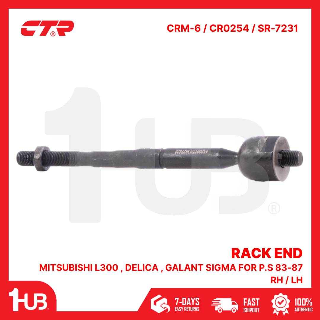 CTR RACK END MITSUBISHI L300 , DELICA , GALANT SIGMA FOR P.S 83-87 RH / LH MB350577 CRM-6 / CR0254 / SR-7231 ( 1 PC )