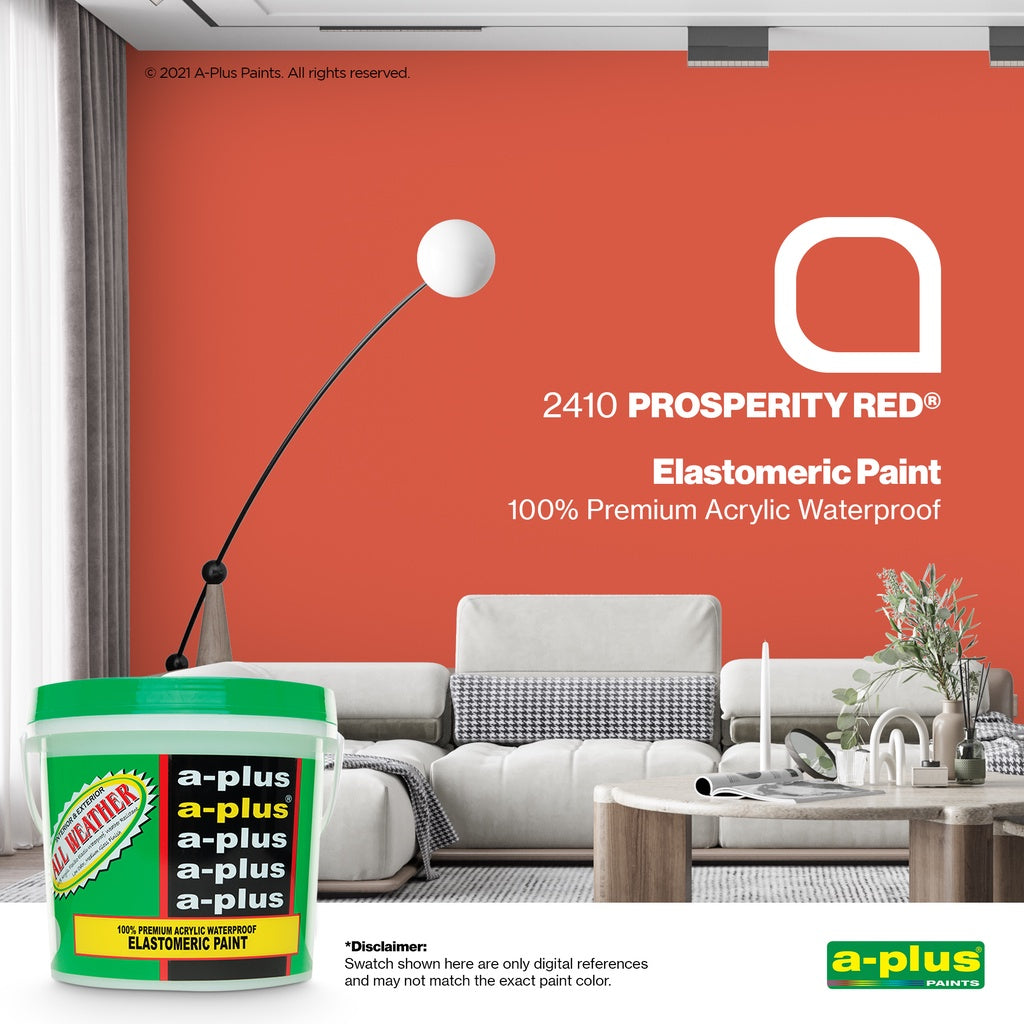 A-Plus All Weather Paint 4L- Medium Gloss | Interior & Exterior Concrete, Wood water-based Paint