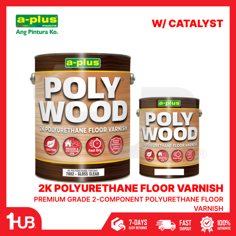 A-Plus PolyWood® Hi-Performance 2K Polyurethane Floor Varnish (4L) | A-Plus Industrial & Construction Coatings