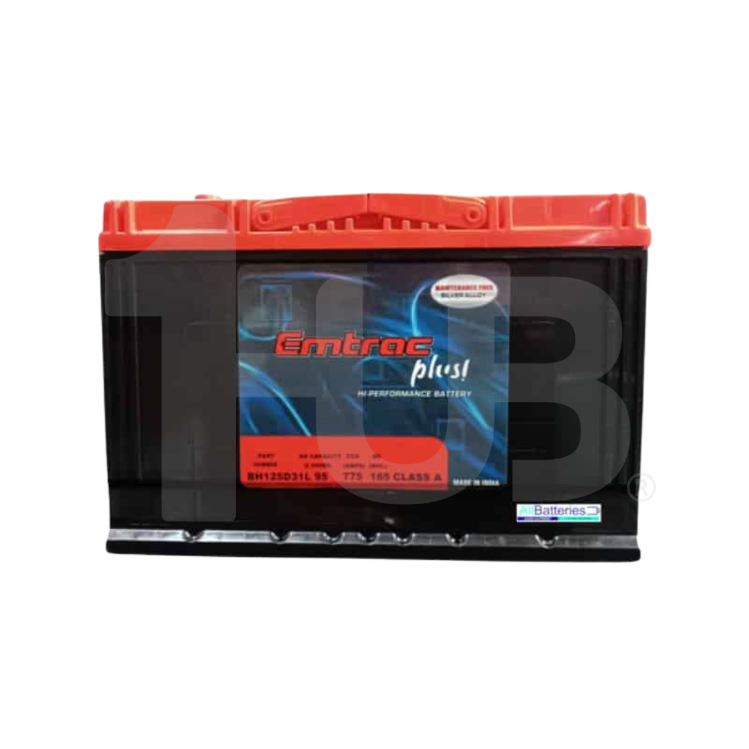 EMTRAC CAR BATTER PLATINUM 3SMF / N70L BH125D31L( 1 PC )