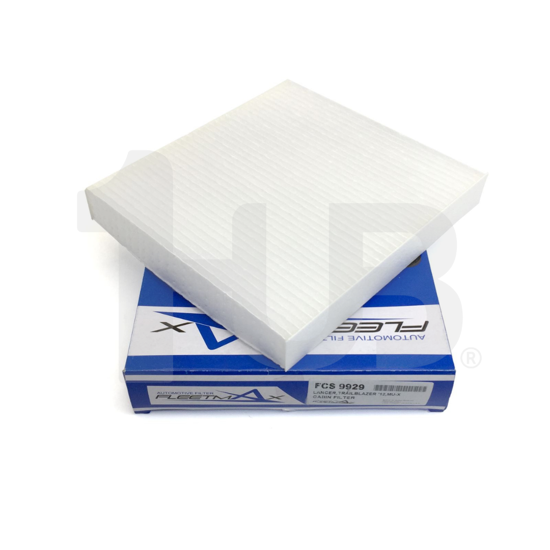FLEETMAX CABIN FILTER CHEVROLET / ISUZU / MITSUBISHI COLORADO, TBLAZER 12-15 / D-MAX, MU-X 12-18 / LANCER 07-18, OUTLANDER 07-14, ASX 10-17 FCS9929 38969 ( 1 PC )