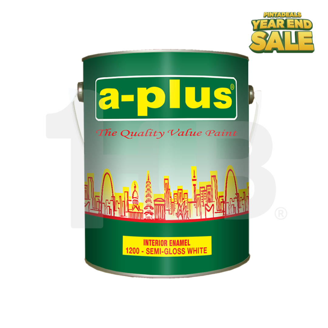 A-Plus® Interior Enamel Semi-Gloss White (4L) | 1200