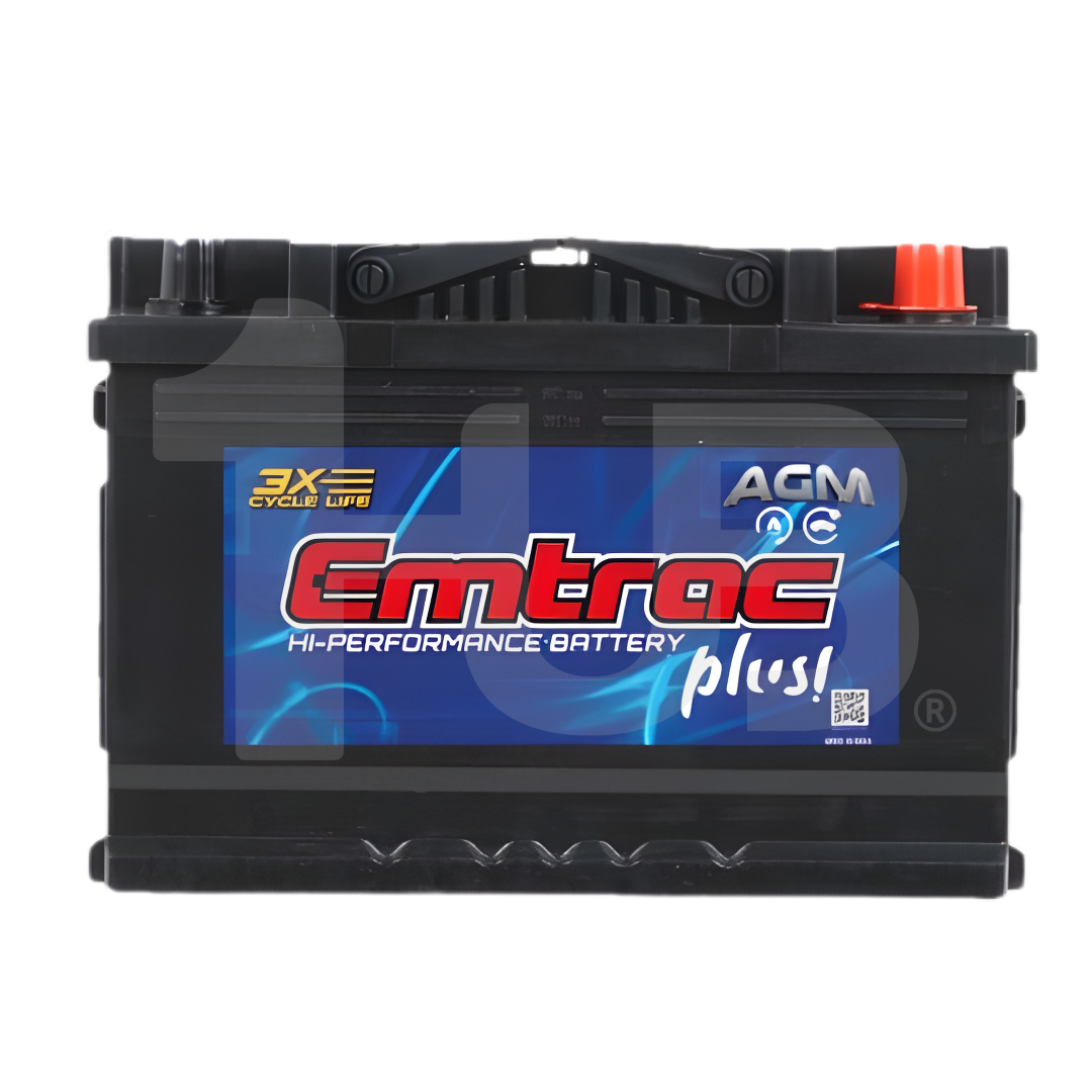 EMTRAC BATTERY PALLADIUM AGM DIN 80 H7-LN4/ DIN80( 1 PC )