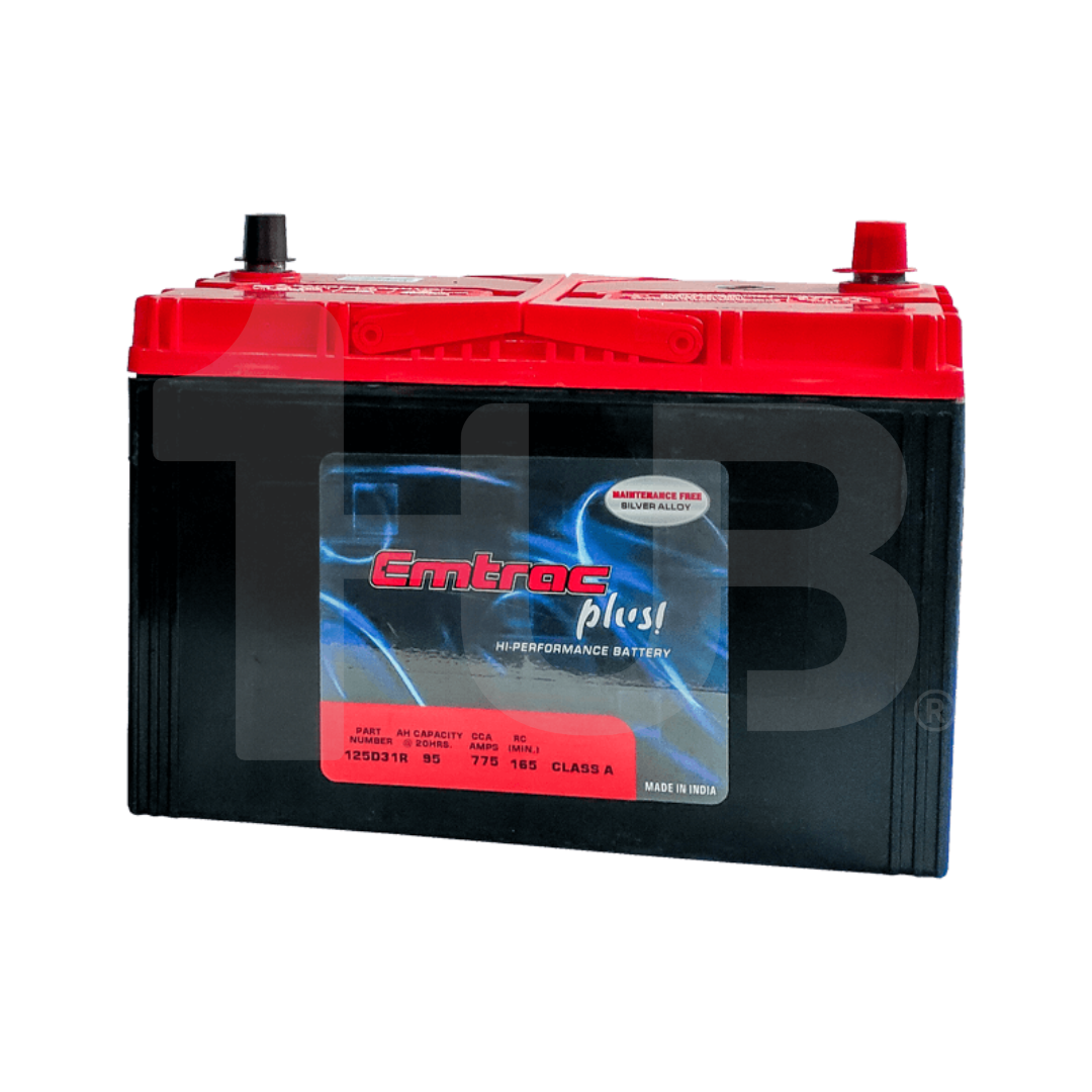 EMTRAC BATTERY N70ZR/3SMF PLATINUM BH125D31R ( 1 PC )