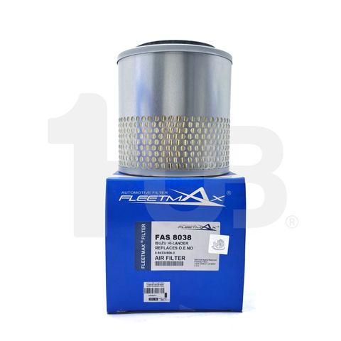 FLEETMAX AIR FILTER ISUZU HI-LANDER CROSSWIND DSL 97-17, IPV, FEUGO, TFR PICK-UP FAS8038 6277740 ( 1 PC )
