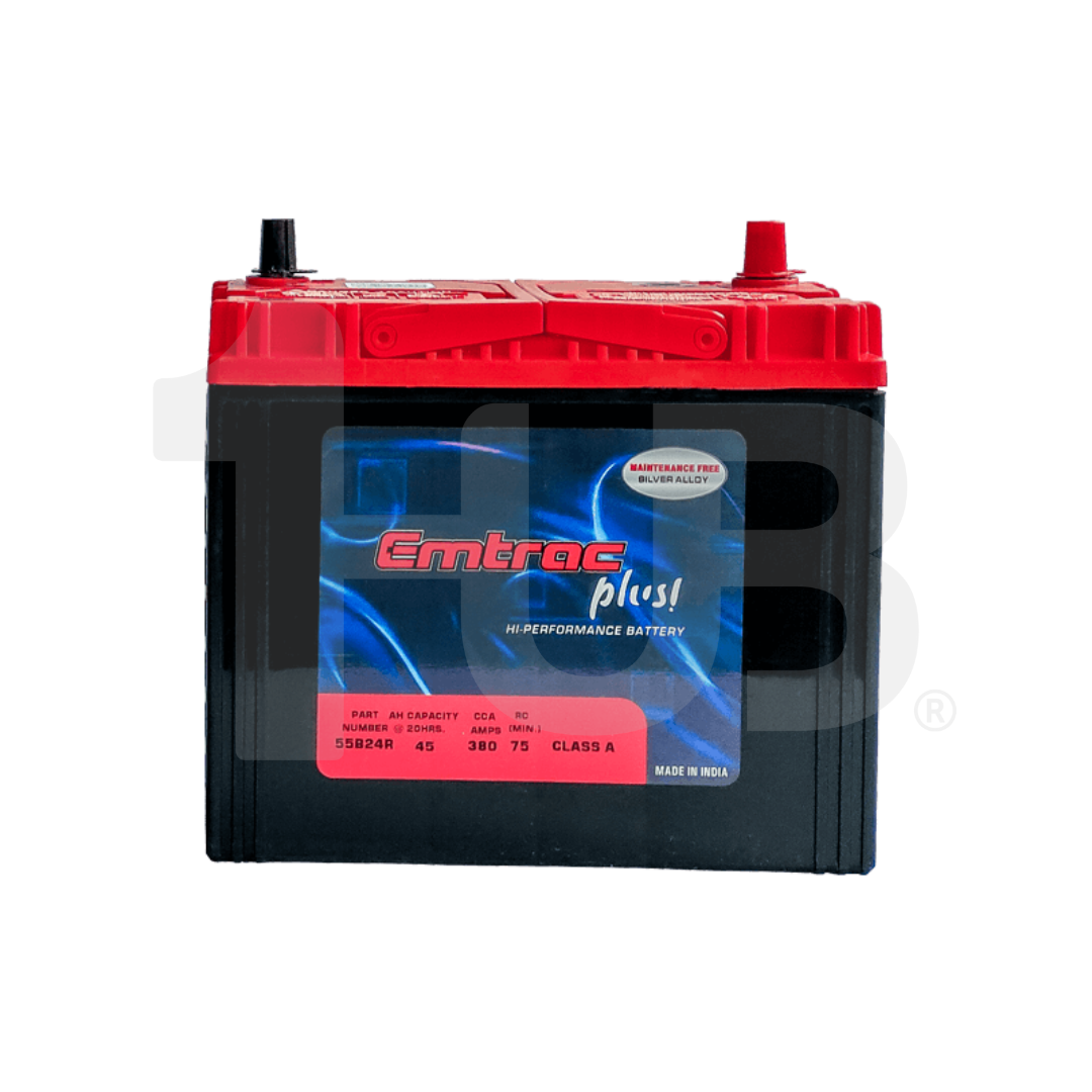 EMTRAC BATTERY TITANIUM REVERSE NS60 / 55B24R( 1 PC )
