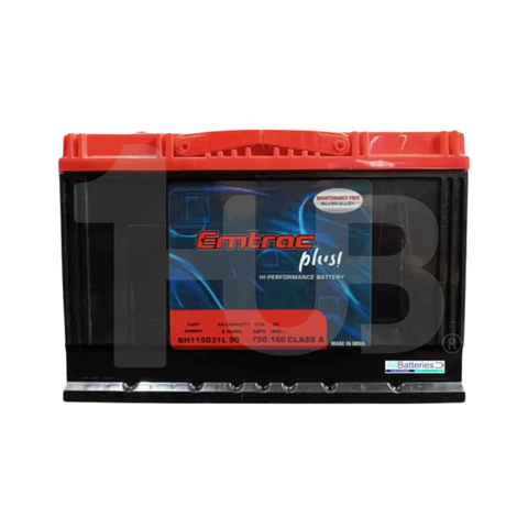 EMTRAC CAR BATTERY N70L/3SMF TITANIUM 3SM 115D31L( 1 PC )