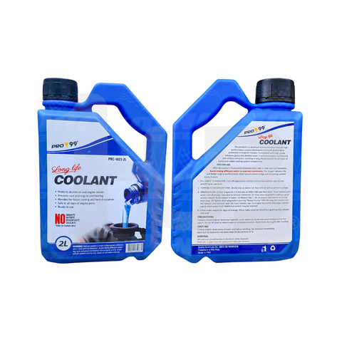 PRO99 Long Life Coolant 2 Liters | High-Performance Engine Radiator Coolant | Anti-Overheat Protection