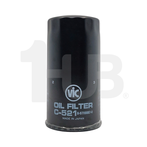 VIC OIL FILTER SPIN ON VIC C-521 ISUZU HD TROOPER 4JX1-T  C-521 7329220 ( 1 PC )