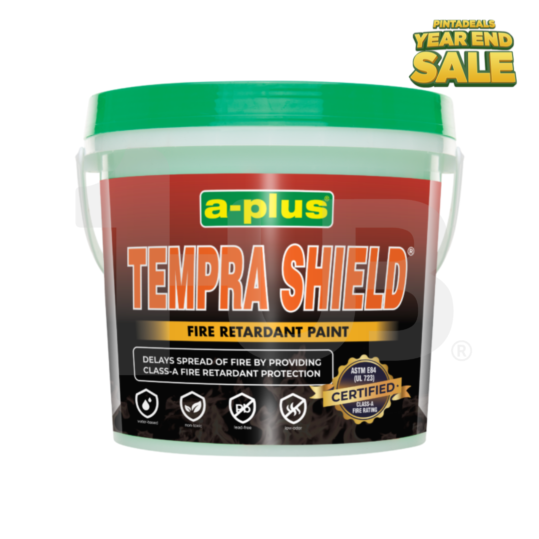 A-Plus Tempra Shield® Fire Retardant Paint Colors (4L) | Fire-Resistant Protective Coating
