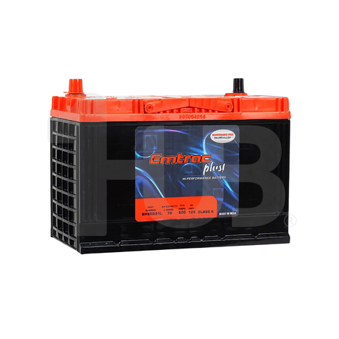EMTRAC CAR BATTERY CHROME REVERSE NS40( 1 PC )