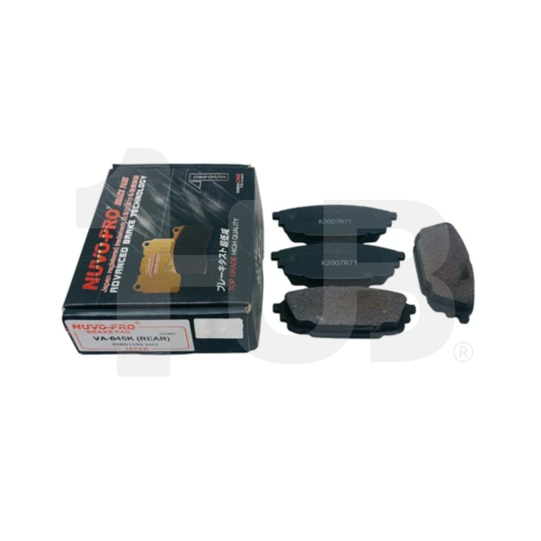 NUVO-PRO  BRAKE SHOE FORD / MAZDA LYNX 03 / 323 1.6 FAMIILIA REAR VA-645K 7416105 ( 1 SET )