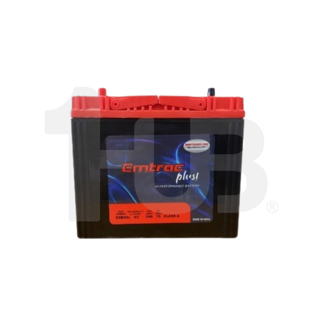 EMTRAC CAR BATTERY 1SNF / NS60L TITANIUM 55B24L( 1 PC )