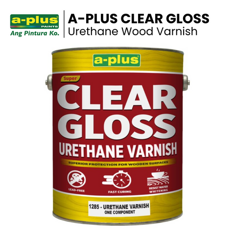 A-Plus® Super Clear Gloss Urethane Wood Varnish 1285 4L