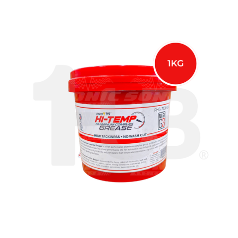 PRO99 HI-TEMP HIGH TEMPERATURE ALUMINUM COMPLEX GREASE RED ( 1PAIL, 2KG, 1KG, 500G, 250G )