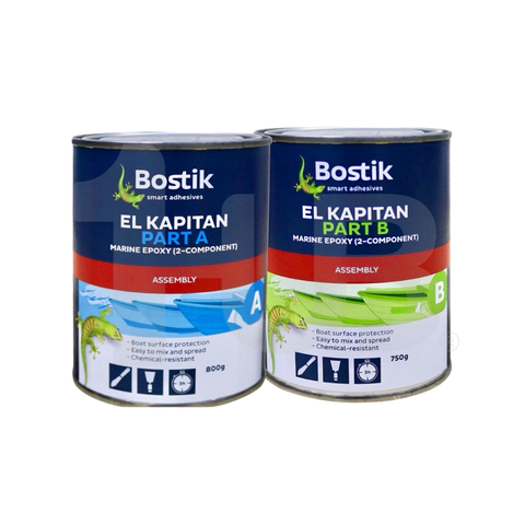 BOSTIK EL KAPITAN MARINE EPOXY 2 COMPONENT - PART A & B