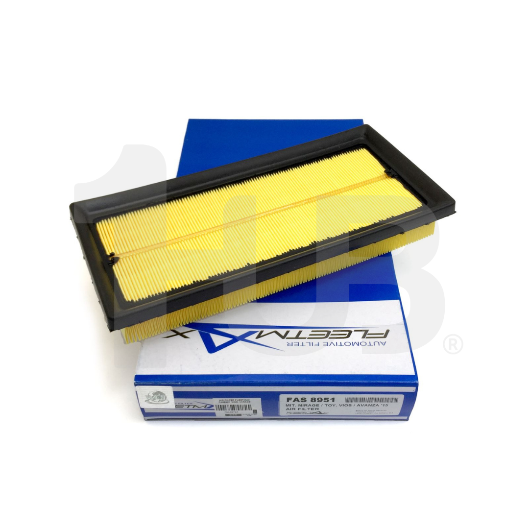 FLEETMAX AIR FILTER TOYOTA / MITSUBISHI AVANZA 16-21, RUSH 18-23, VIOS 13-21 / MIRAGE 13-21 FAS8951 6512090 ( 1 PC )