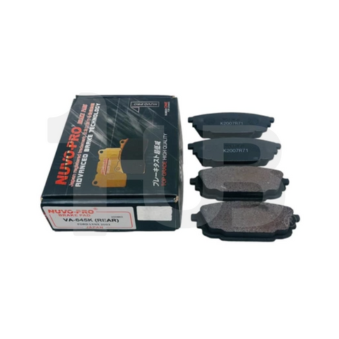 NUVO-PRO  BRAKE SHOE FORD / MAZDA LYNX 03 / 323 1.6 FAMIILIA REAR VA-645K 7416105 ( 1 SET )