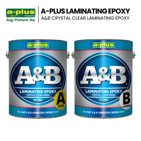 A-PLUS A&B MARINE EPOXY ADHESIVE AND PUTTY / A-PLUS A&B SPECIALTY EPOXY 4L w/ Catalyst