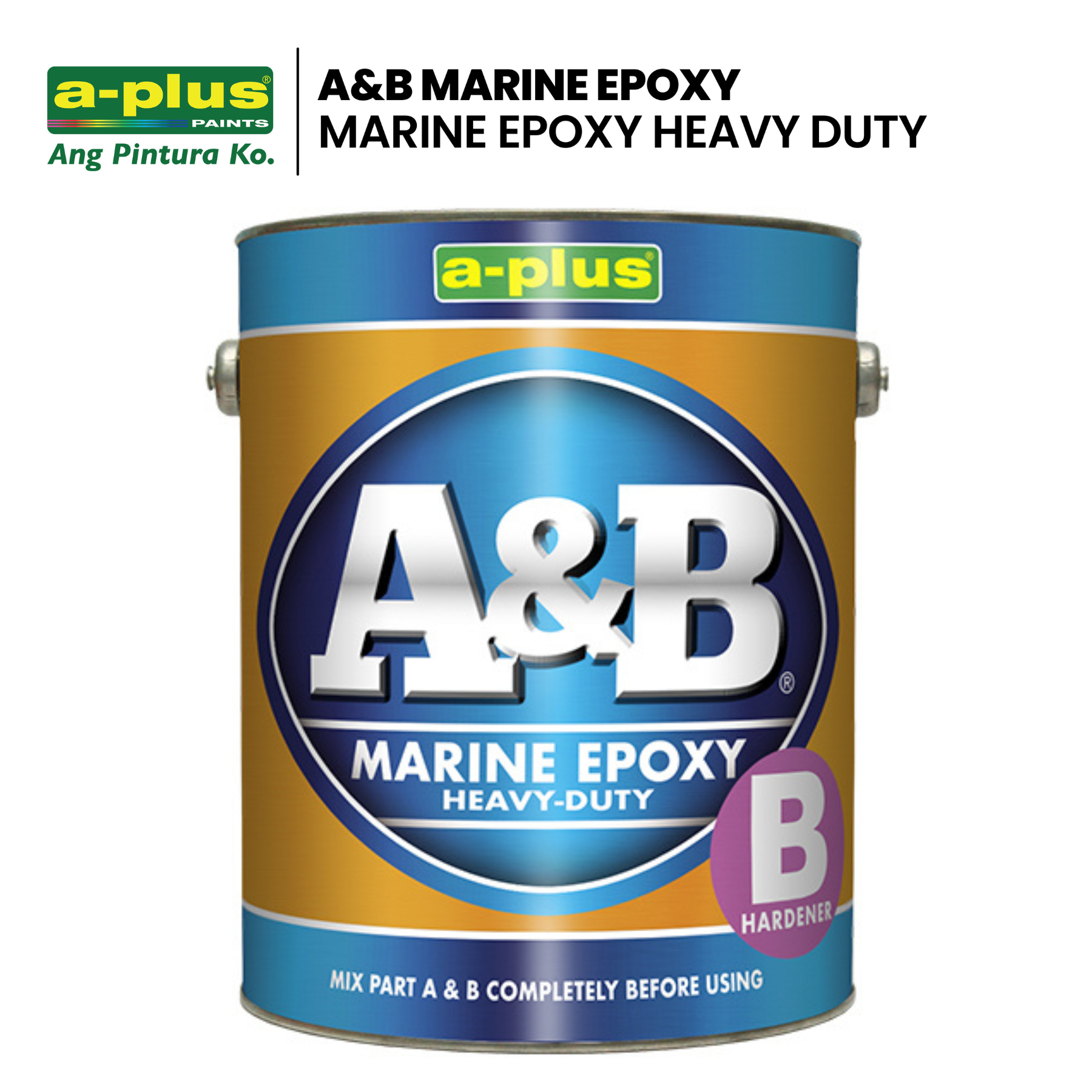 A-PLUS A&B MARINE EPOXY ADHESIVE AND PUTTY / A-PLUS A&B SPECIALTY EPOXY 4L w/ Catalyst