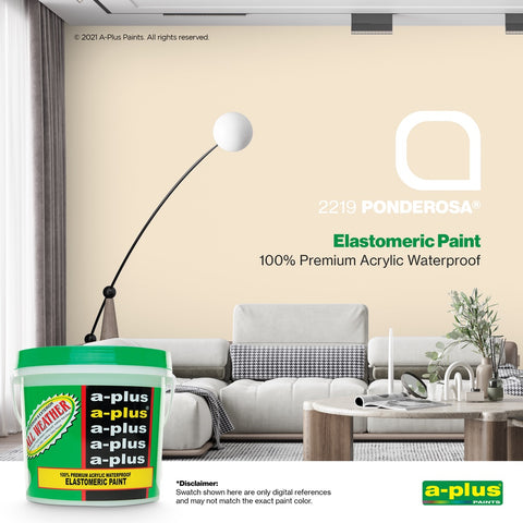 A-Plus All Weather Paint 4L- Medium Gloss | FAMILY COLOR GREEN, CREAM & YELLOW for Interior & Exterior Concrete and Wood Water Based Paint