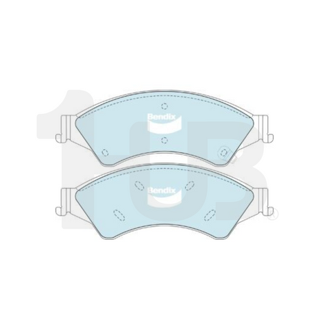 BENDIX BRAKE PAD FORD RANGER 2012-2018 FRONT DB2074 3616104 ( 1 SET )