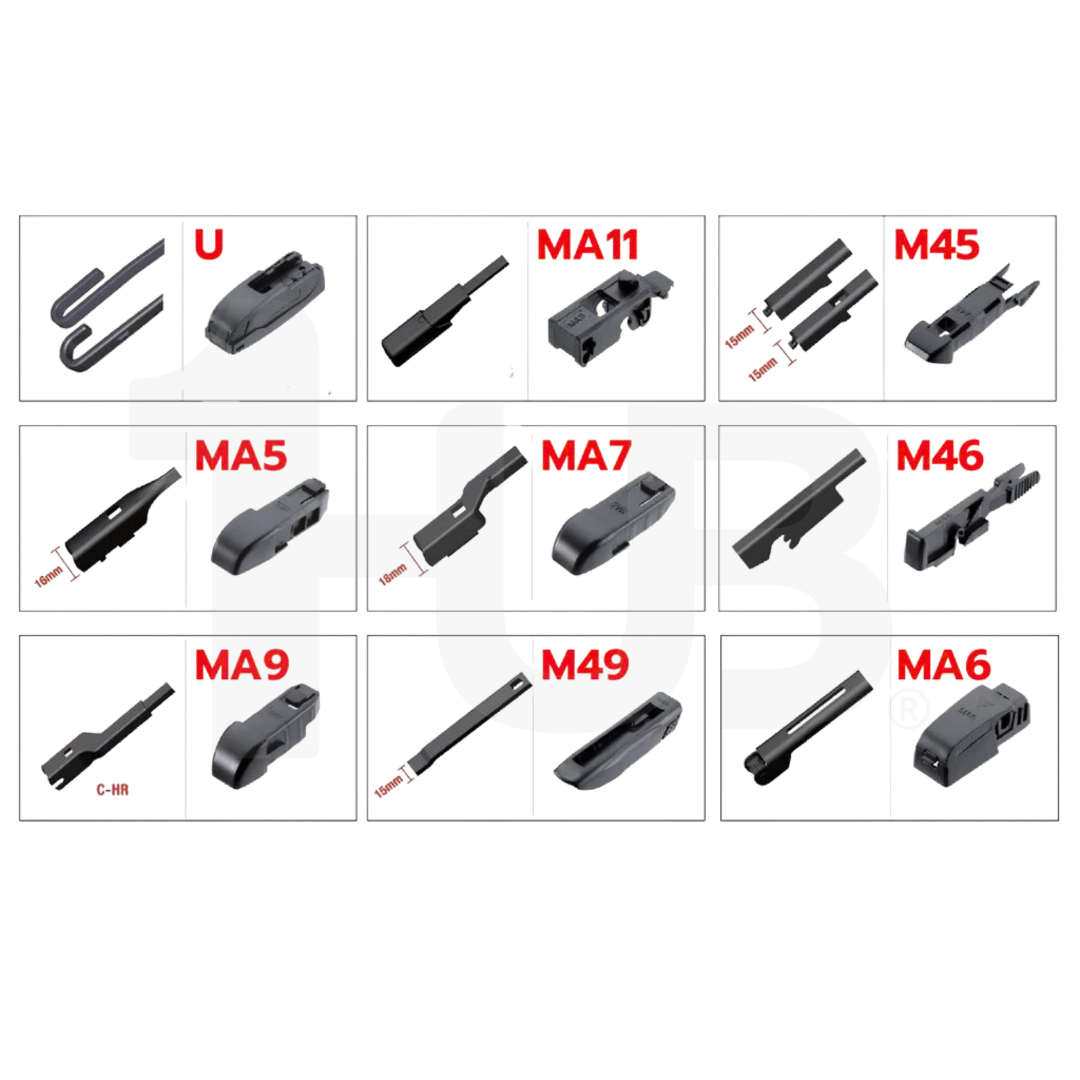 WIPER BLADE (SCHAEFFLER) MULTI-ADAPTOR