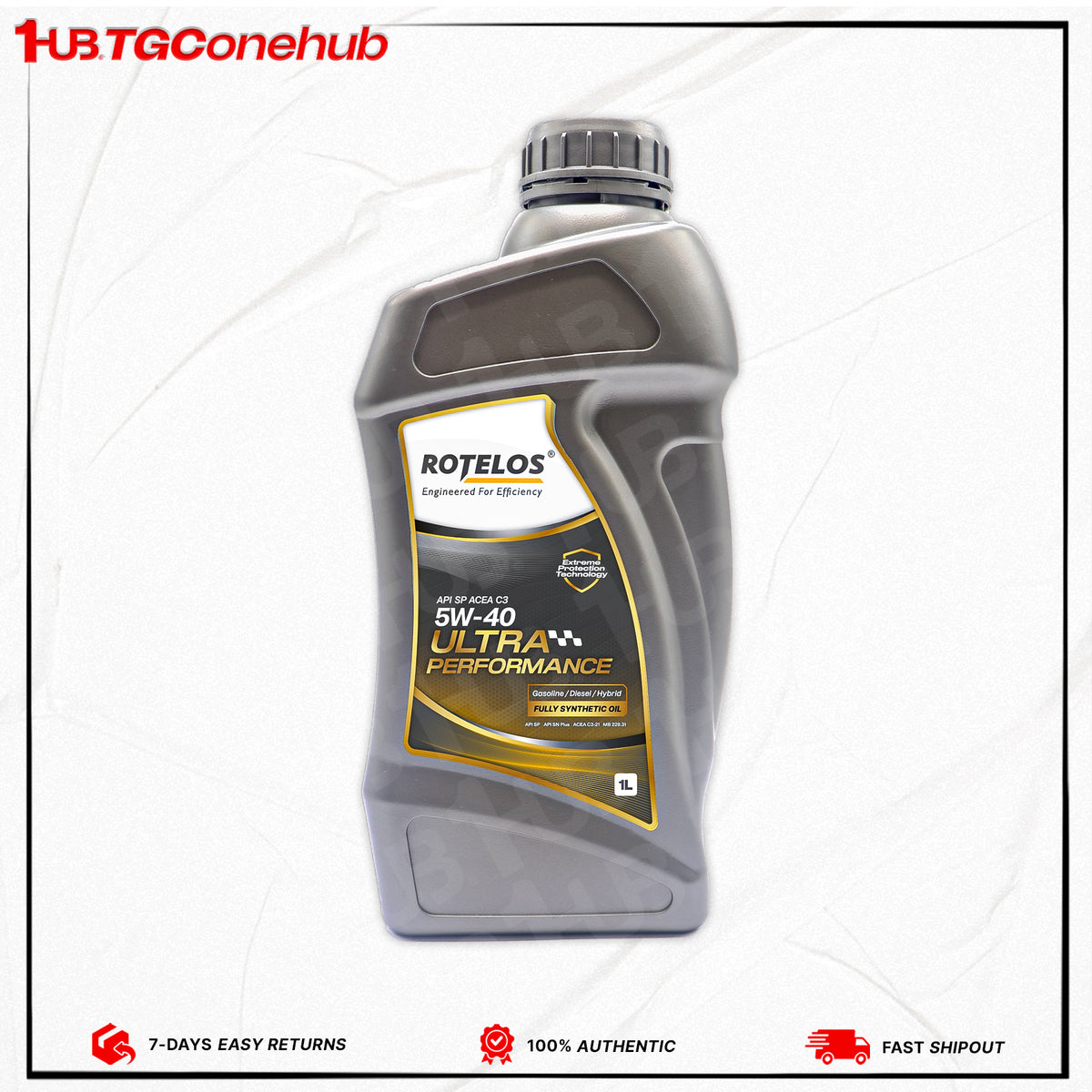 Rotelos Engine Oil TGEO-SPC30540P1 5W-40 SP/C3 G-III 1L