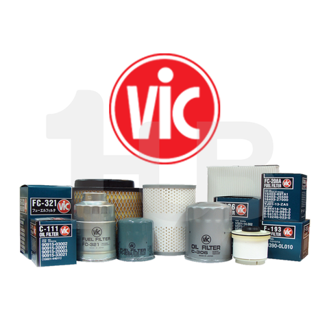 VIC OIL FILTER DOUBLE CORE (VIC) DC-06 / C-809 / C-307 MD136790 / 15400-RAF-T01 / 15400-PLC-004 HONDA / MITSUBISHI ACCORD 2.4 AT K24A 2008 DC-06 8916624 ( 1 PC )