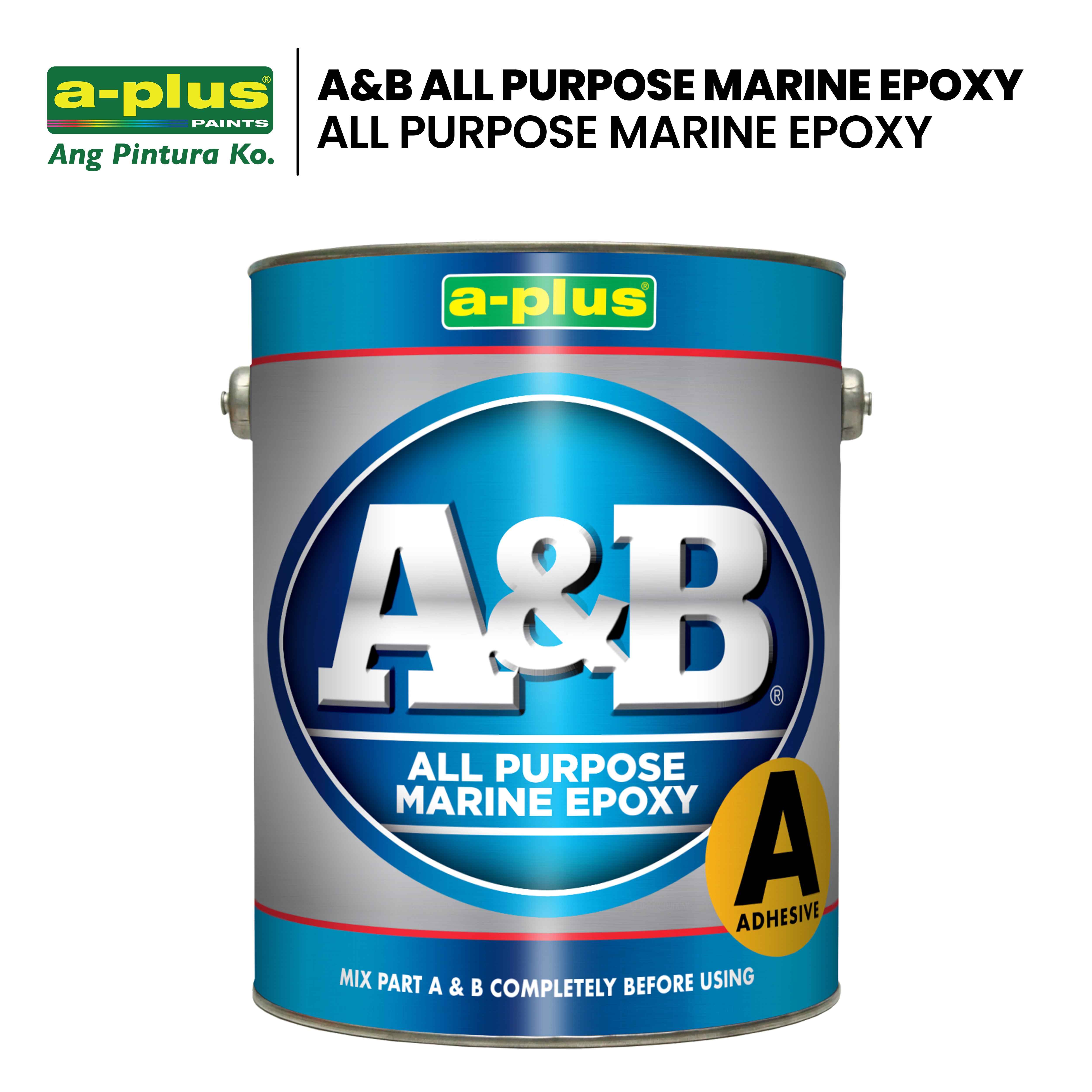 A-PLUS A&B MARINE EPOXY ADHESIVE AND PUTTY / A-PLUS A&B SPECIALTY EPOXY 4L w/ Catalyst