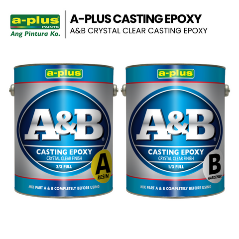 A-PLUS A&B MARINE EPOXY ADHESIVE AND PUTTY / A-PLUS A&B SPECIALTY EPOXY 4L w/ Catalyst
