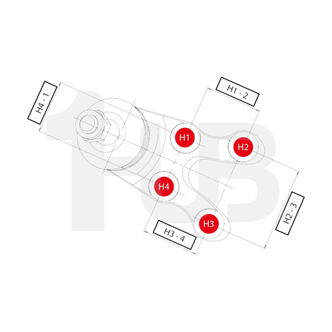 CTR BALL JOINT FORD RANGER B2200 / 2600 / 1600 / 2000 4WD 87-06 LOWER 8AU3-34-510 CBMZ-24 / CB0279 / SB-1542 ( 1 PC )