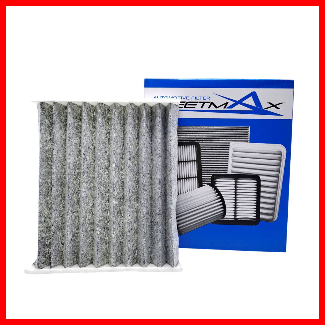FLEETMAX CABIN FILTER TOYOTA HILUX, FORTUNER, INNOVA 05-15 W/ CHARCOAL , HIACE GRANDIA 05-19, HIACE COMMUTER, CARGO 3.0 16-23, RAIZE, VELOZ, AVANZA 22-23 FCS9526 5919479 ( 1 PC )
