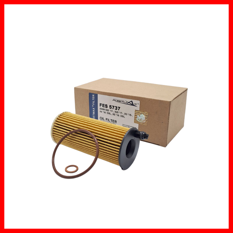 FLEETMAX OIL FILTER BMW X3 ,X4 , X5 , 518D 2.0 D 14-20, 520D 17-20 FES5737 ( 1 PC )