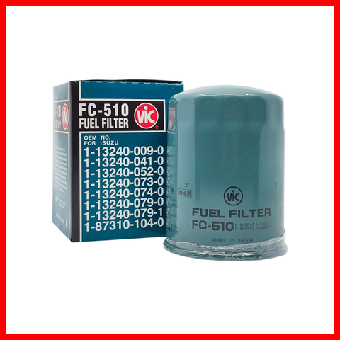 VIC FUEL FILTER SPIN ON TYPE (VIC ) FC-510 ISUZU 6BG1 FC-510 5225679 ( 1 PC )