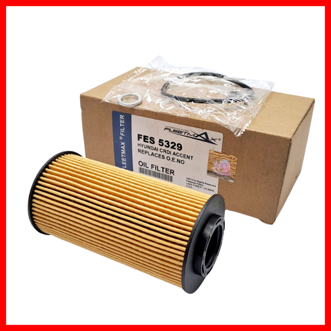 FLEETMAX OIL FILTER HYUNDAI ACCENT, GETZ CRDi 06-10 FES5329 3528496 ( 1 PC )