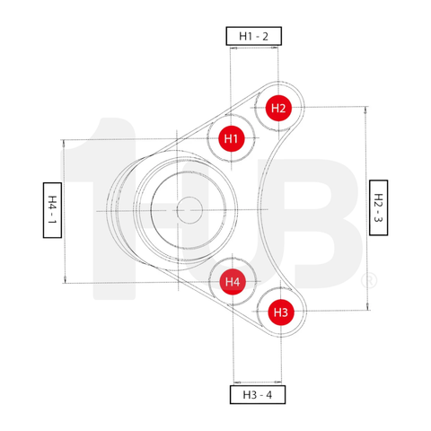CTR BALL JOINT KIA / NISSAN BESTA 4WD / FRONTIER 4D,4WD 86-04 LOWER OS247-34-510 / OR247-34-510 CBKK-15 CB0218 / SB-1464 ( 1 PC )