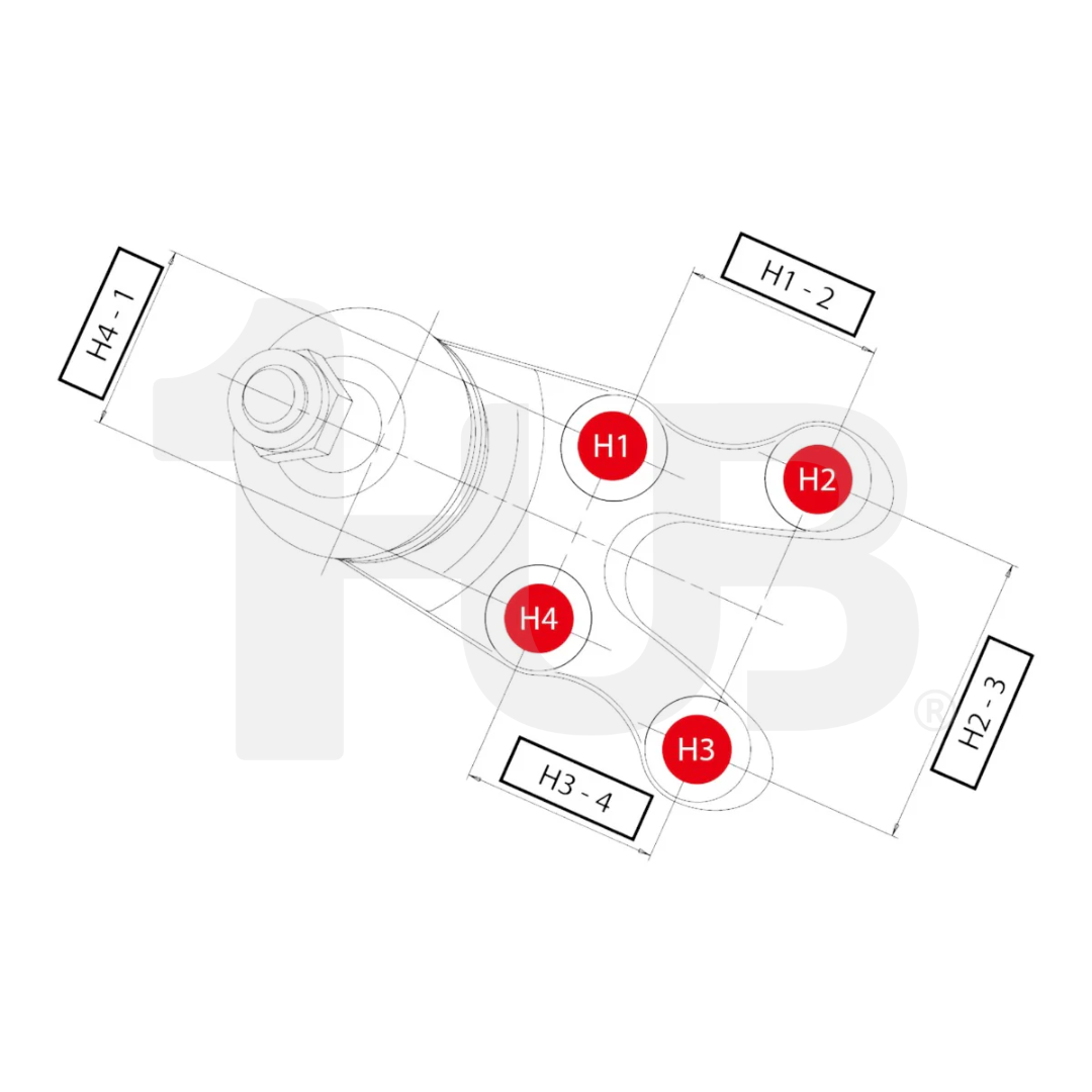 CTR BALL JOINT FORD / MAZDA RANGER , BT-50 4X2 UR56 06-15 LOWER UR58-34-550 CBMZ-42 / CB0286 / SB-1722 ( 1 PC )