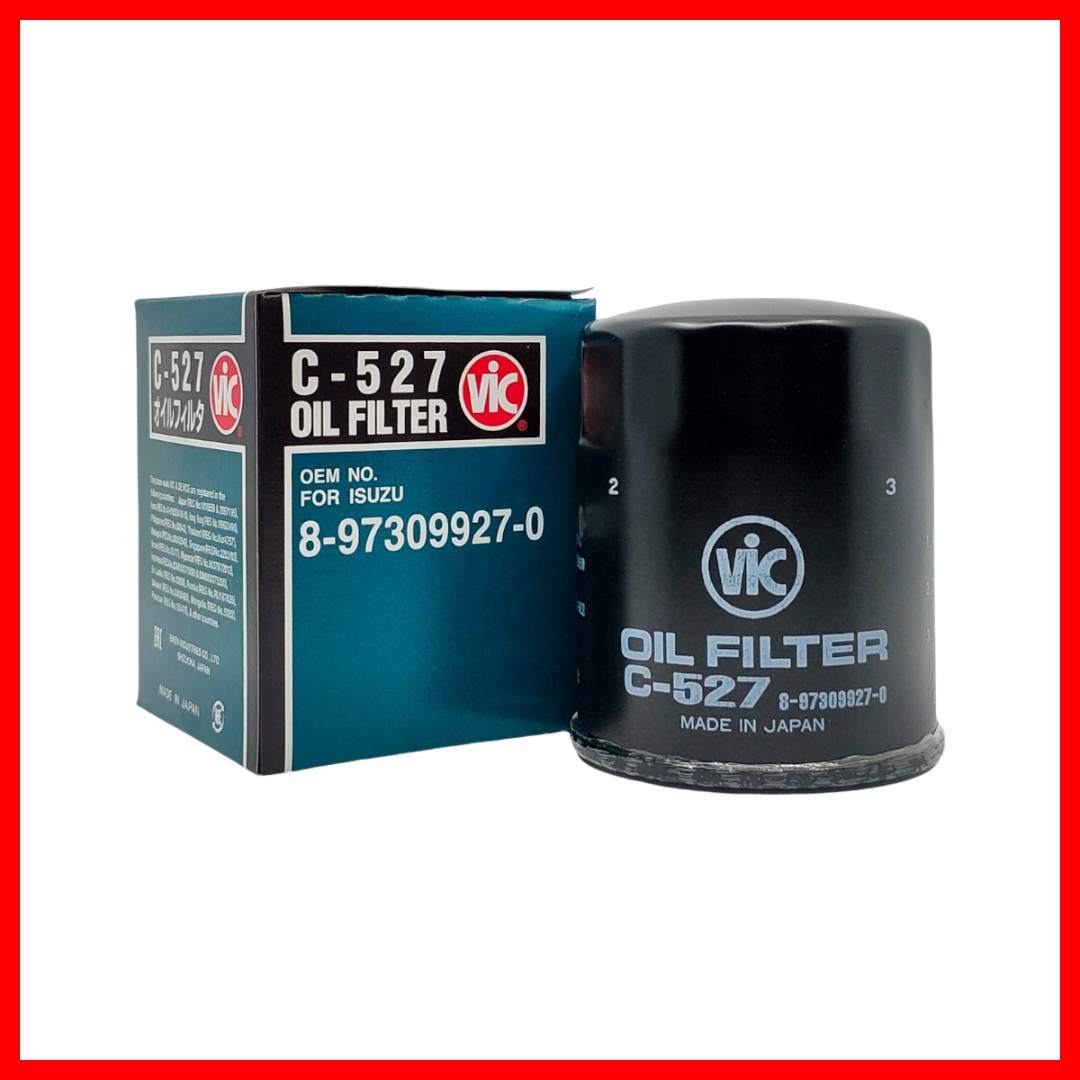 VIC OIL FILTER SPIN ON VIC C-527 8-97309-927-0 ISUZU D-MAX 2.5 , 3.0 4JH-1 05-2013  C-527 6974303 ( 1 PC )