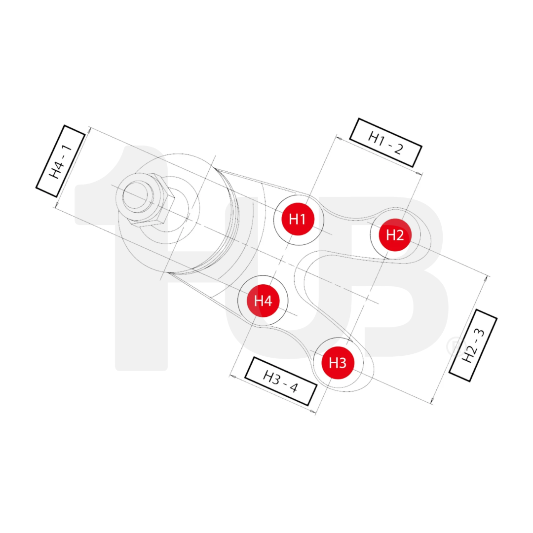CTR BALL JOINT MAZDA BONGO 4WD SK82V SK22T 02- LOWER S47S-34-550A CBMZ-41 / CB0285 / SB-1672 ( 1 PC )