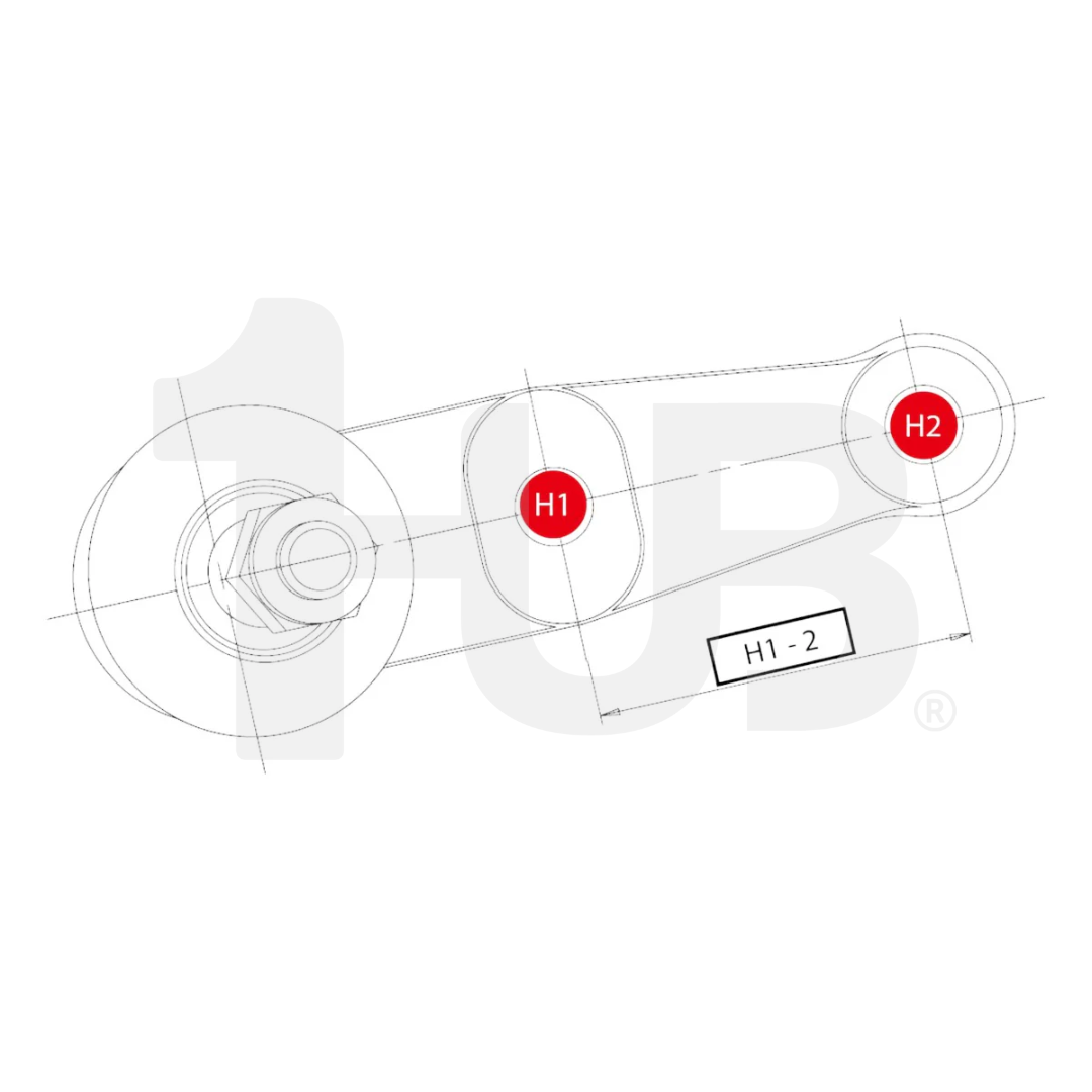 CTR BALL JOINT KIA CARENS , SEPHIA 97-04 LOWER OK2A1-34-550 CBKK-10 / CB0215 ( 1 PC )