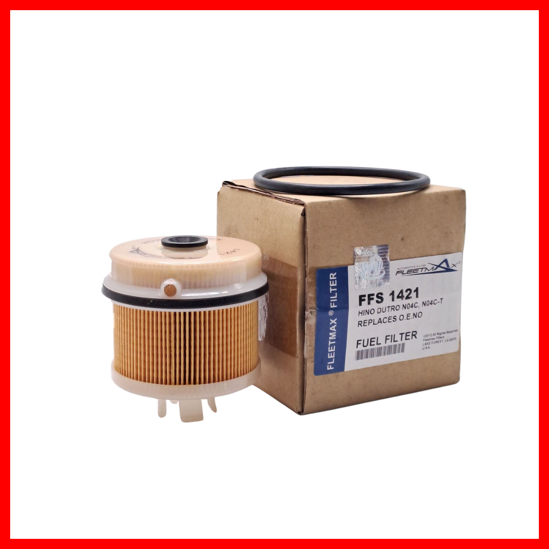 FLEETMAX FUEL FILTER EV052 HINO DUTRO N04C, N04C-T 2011 FFS1421 5285025 ( 1 PC )