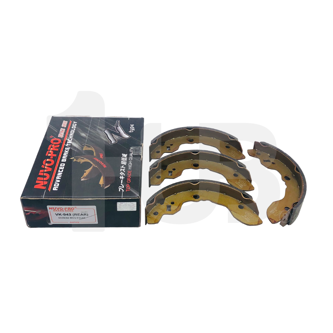 NUVO-PRO  BRAKE SHOE SUZUKI MULTICAB REAR VK-943 2460591 ( 1 SET )