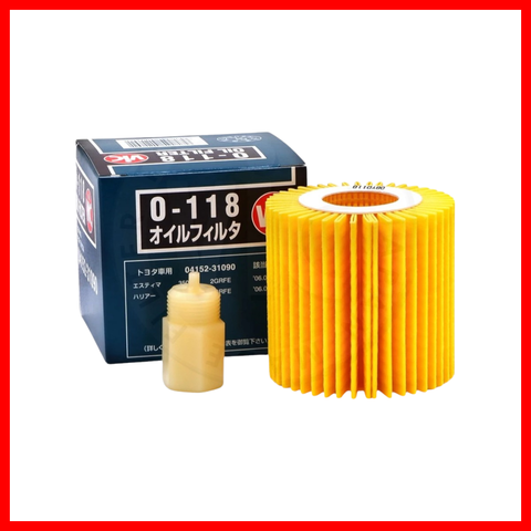 VIC OIL FILTER CARTRIDGE ELEMENT TYPE VIC O-118 TOYOTA ALPHARD 3.5 2GR-FE 08- , CAMRY 3.5 06-  O-118 9064725 ( 1 PC )