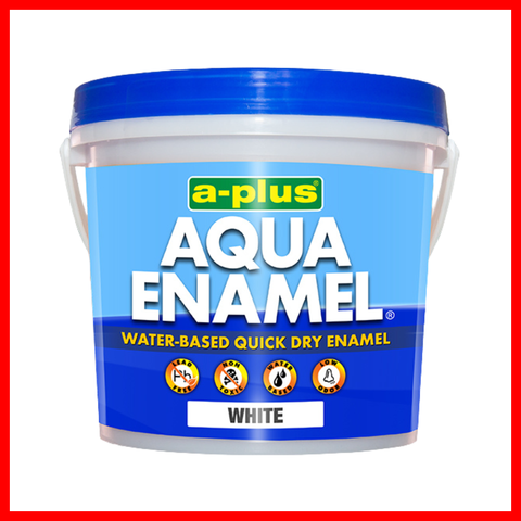 A-PLUS  Aqua Enamel Water-Based Quick Drying Enamel Paint (  4L )