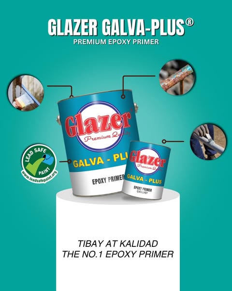 Glazer Galva-Plus® Epoxy Primer 4L w/ catalyst
