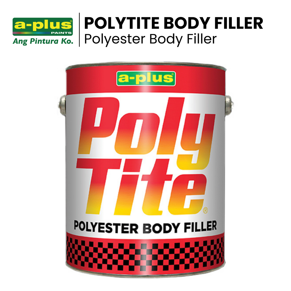 A-PLUS POLYTITE® POLYESTER BODY FILLER WITH HARDENER 1065 4L