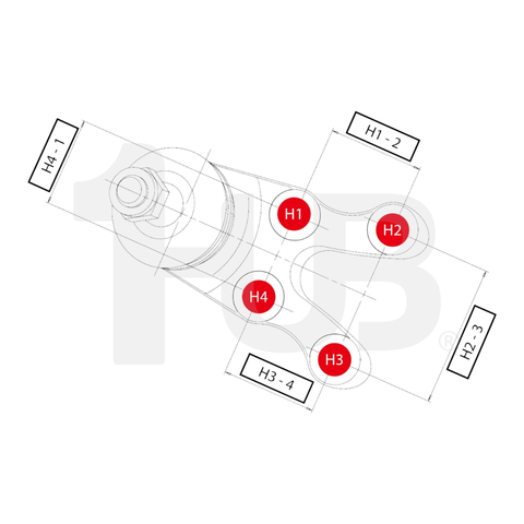 CTR BALL JOINT MITSUBISHI L300VAN / L200 PICKUP / PAJERO 4WD 82-86 LOWER MB176308 CBM-7 / CB0178 / SB-7252 ( 1 PC )